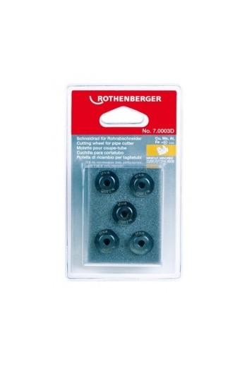 Різальні ножі для INOX TUBE CUTTER 35, 1/4-1.3/8, комплект - 5 штук