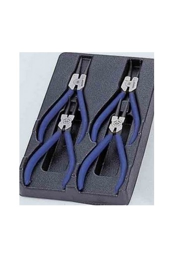 Комплект шарнирно-губцевого инструмента в лотке 4 пр KING TONY (9-42114GP)