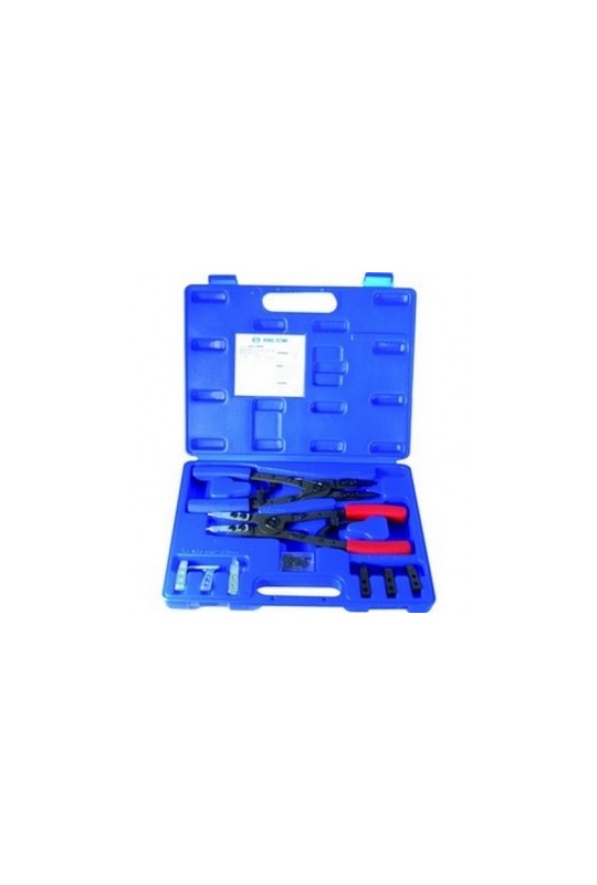 Съёмник стопорных колец со сменными насадками 267мм KING TONY (45115PP)