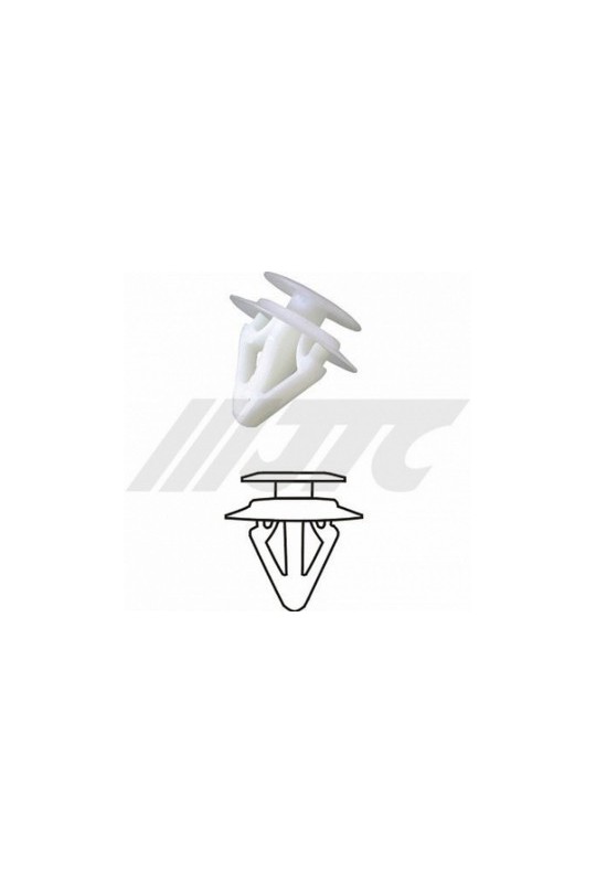 Автомобильная пластиковая клипса крепежна уп 100 шт. JTC RD38
