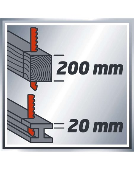 Пила шабельна Einhell TE-AP 750 E