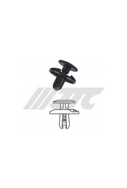 Автомобильная пластиковая клипса крепежная крылья TOYOTA, уп 100 шт. JTC RD45