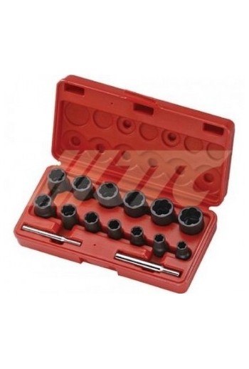 Набор головок для поврежденных гаек 15 шт JTC 1321S