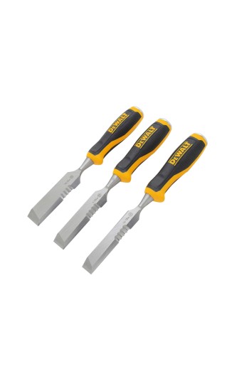 Набір з трьох стамесок з лезами довжиною 150 мм з бічною ріжучою кромкою DeWALT DWHT0-16148