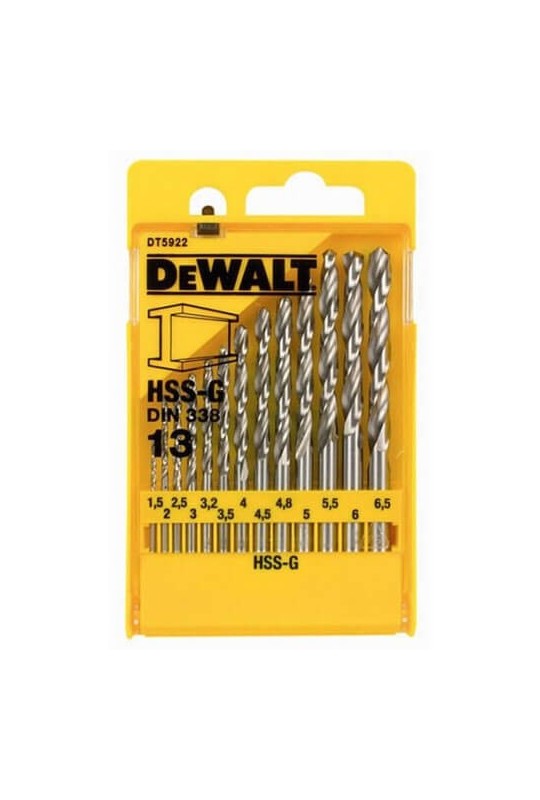 Набір свердел по металу DeWALT DT5922