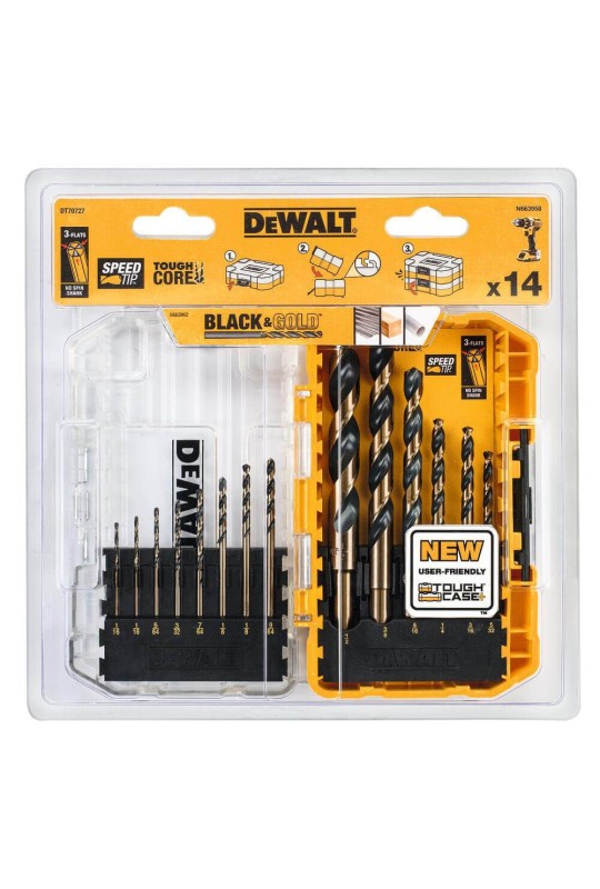 Набір свердел по металу DeWALT DT70727