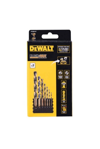 Касета зі свердлами по металу, Black & Gold DeWALT DT70829