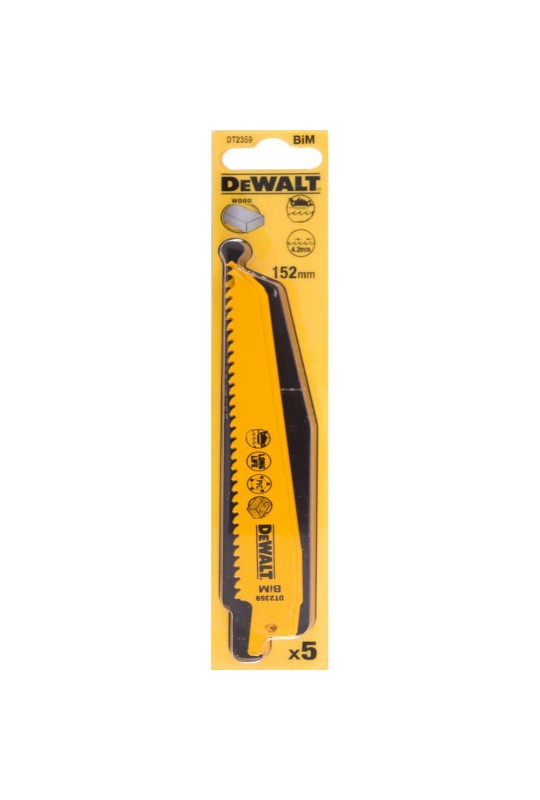 Полотно пильне біметалічне DeWALT DT2359