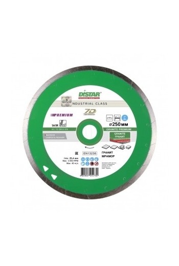 диск алмазний 1A1R (250x1,7x10x25,4) DISTAR Granite Premium (11320061019)