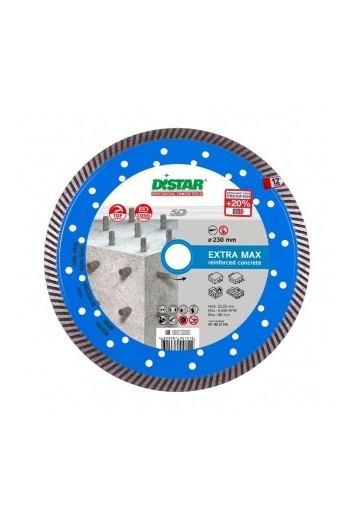 диск алмазний 1A1R (230x2,5x12x22,23) Distar Turbo Extra Max (10115027018)