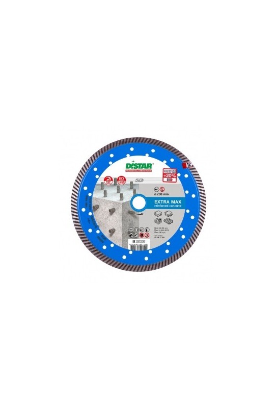 диск алмазний 1A1R (230x2,5x12x22,23) Distar Turbo Extra Max (10115027018)